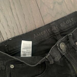 American Eagle Outfitters Black Straight Leg Jeans